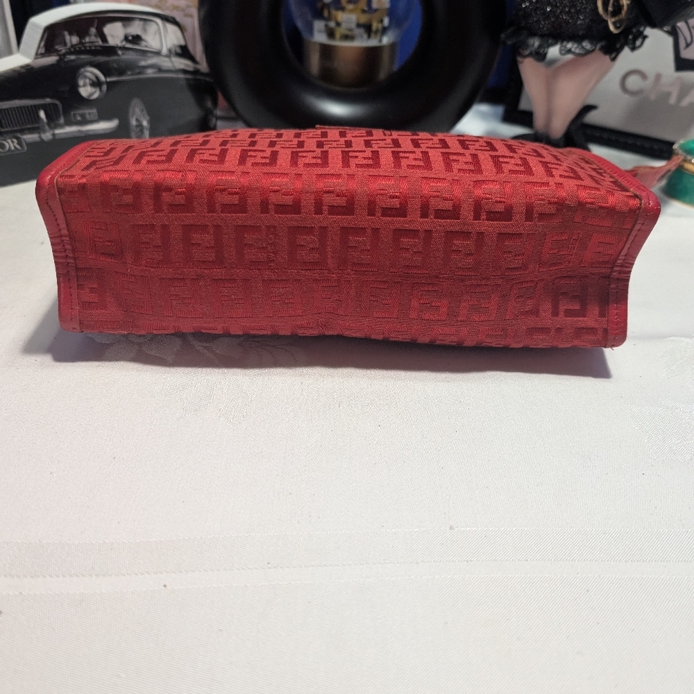 Fendi Red Clutch - Picture 5 of 11